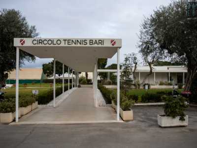 Superiamo cos� il cortile d�ingresso e, seguendo un vialetto alberato...